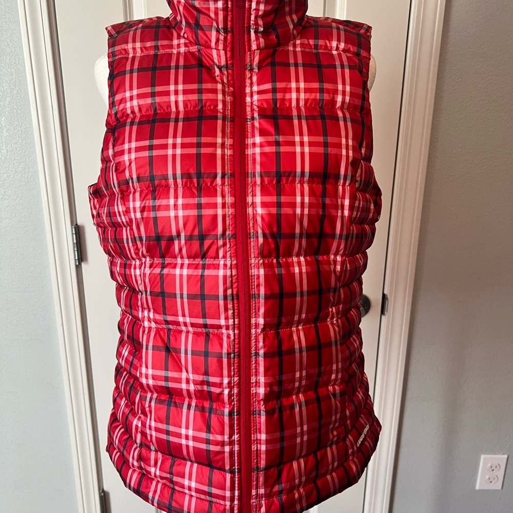 Lands' End Vibrant Red Outerwear